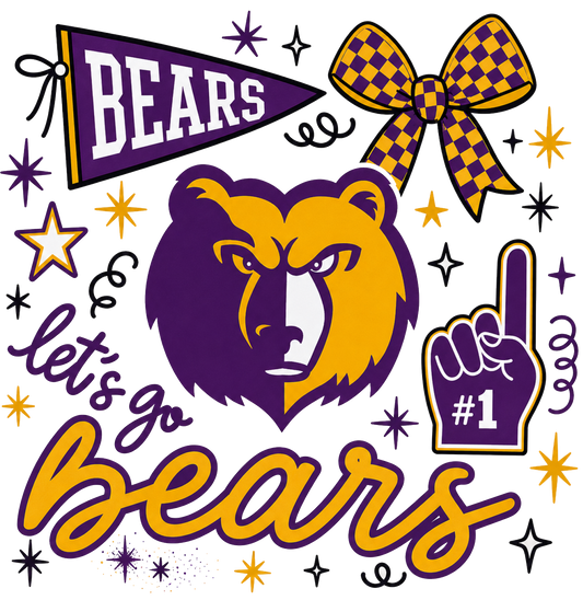 Lets Go Bears Collage