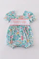 Green Floral "Daddy's Girl" Girl Bubble