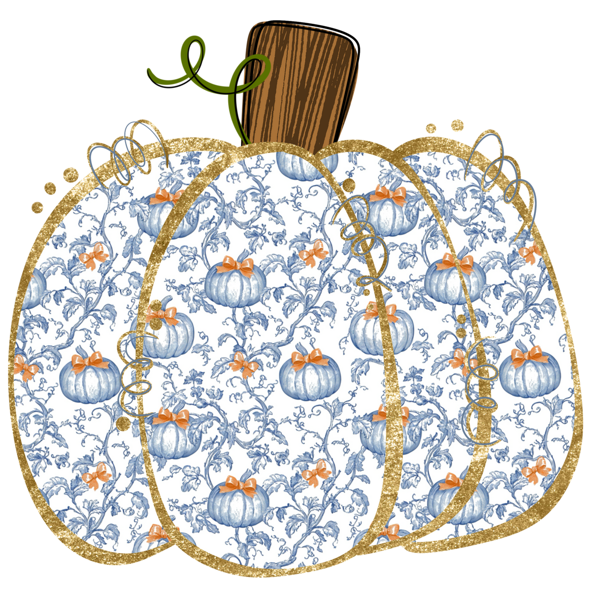 Grandmilliennial Pumpkin (no bow)