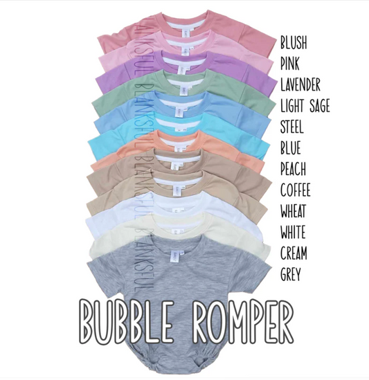 Blanksful Baggy Bubble Romper