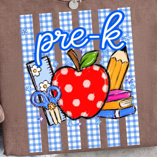 Striped Preppy Back To School Grades (all grades)