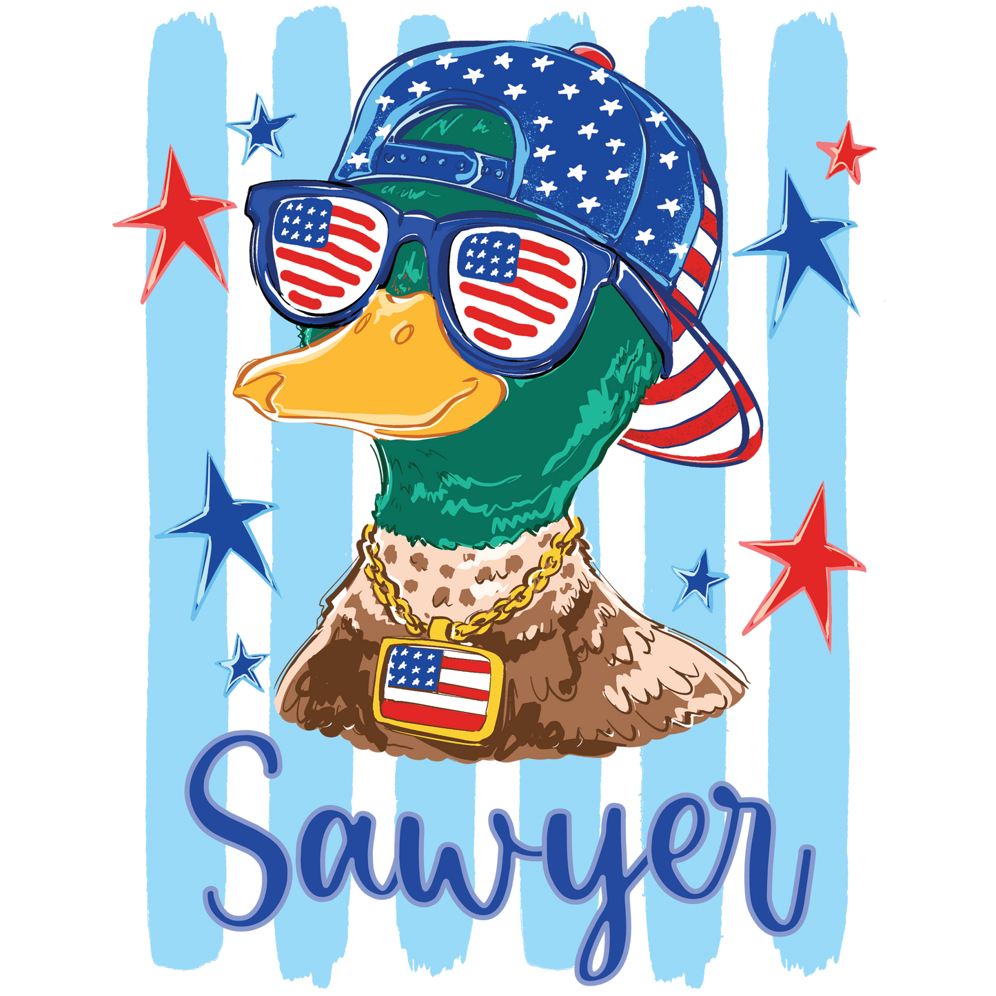Patriotic Mallard