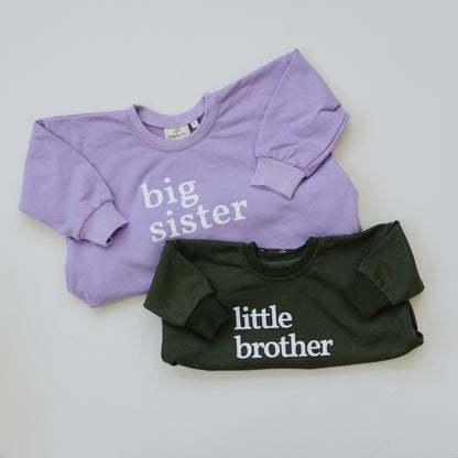 Big Sister Sweatshirt Romper - more colors