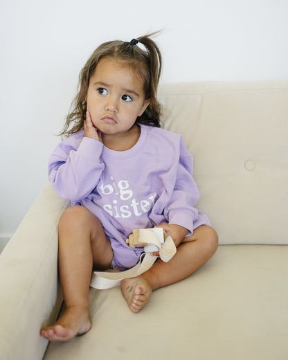Big Sister Sweatshirt Romper - more colors