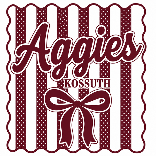 Aggies Coquette Bow