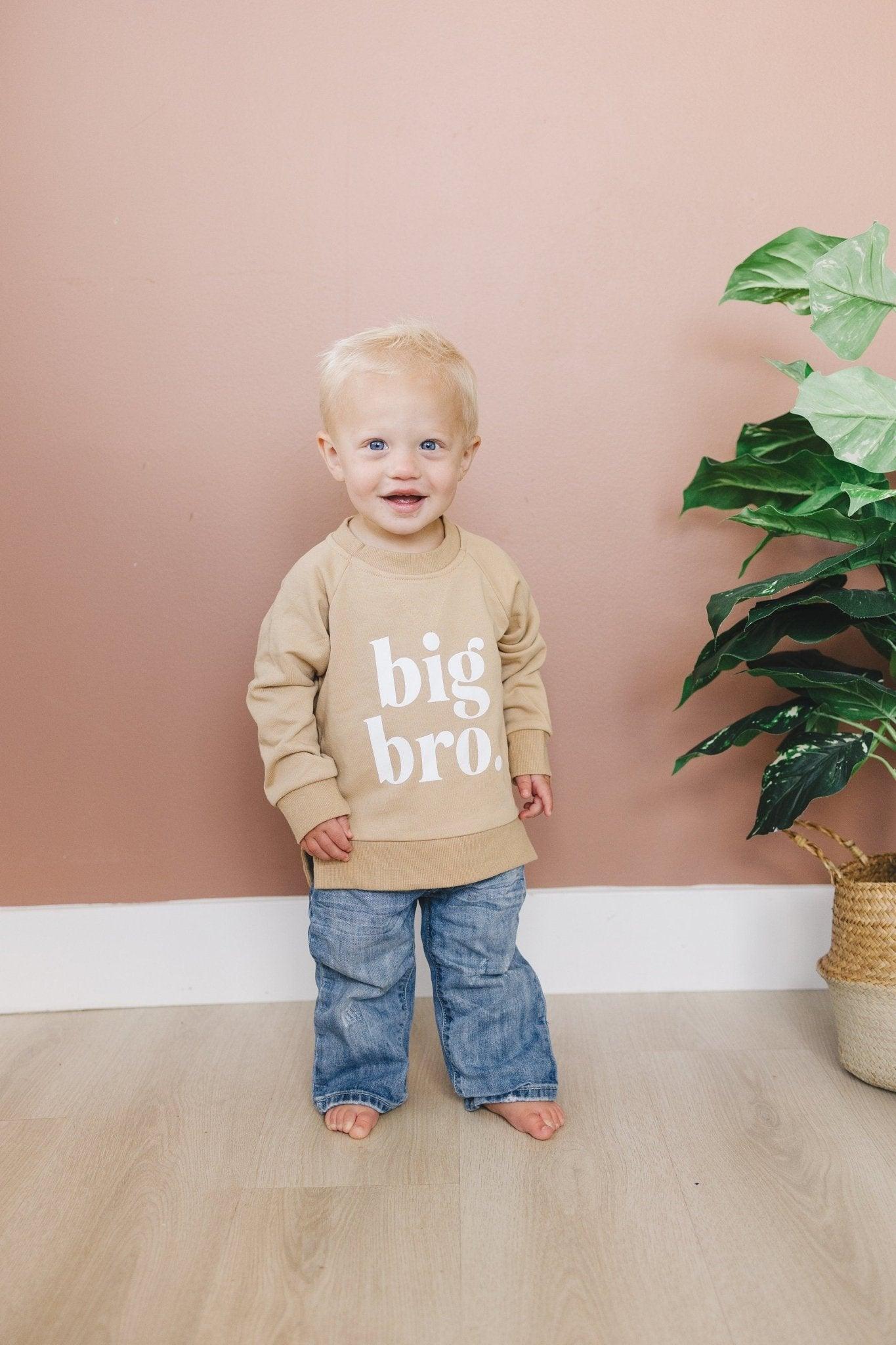 Big Bro Crewneck Sweatshirt *6-9 & 9-12 months left