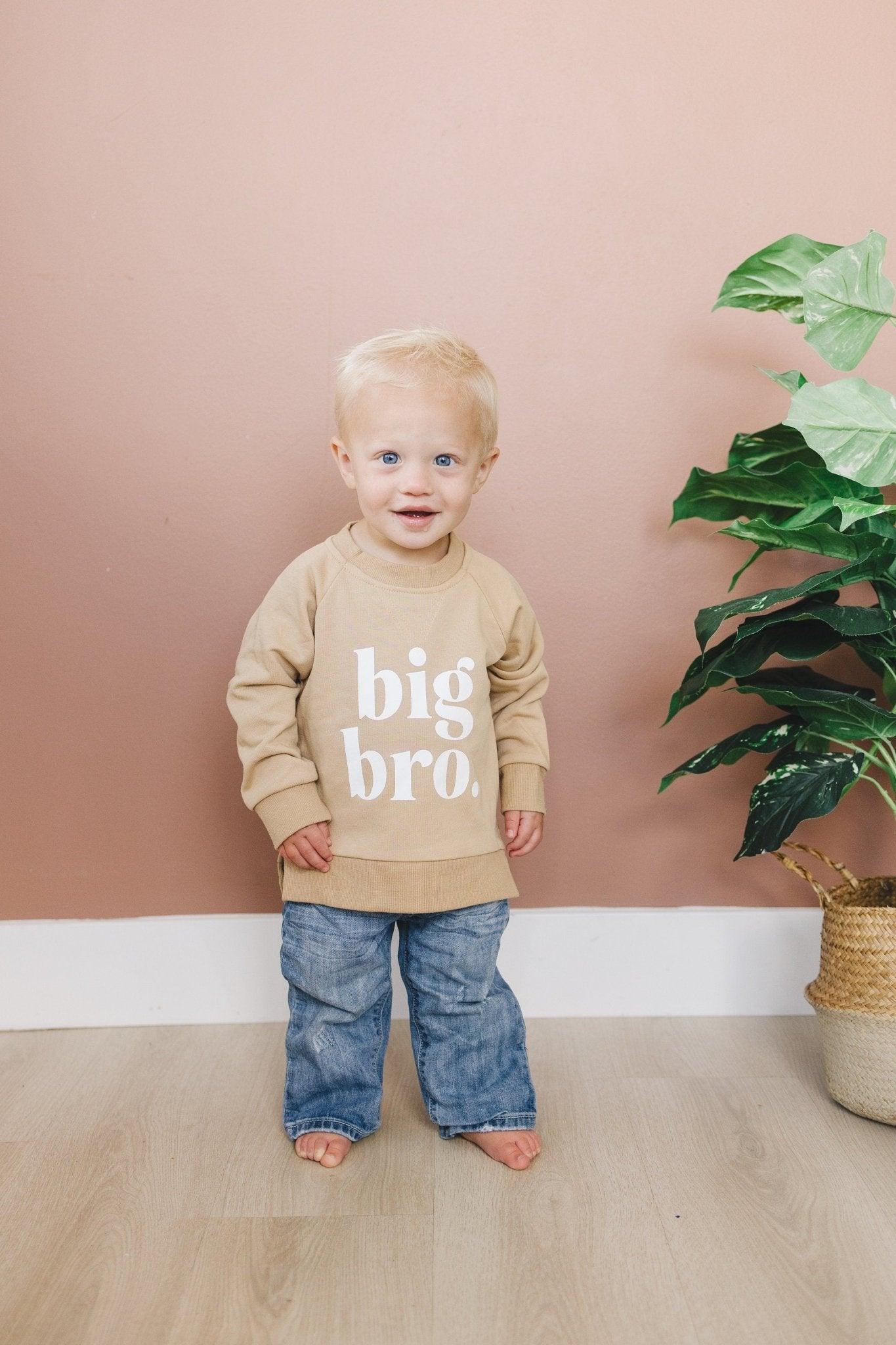Big Bro Crewneck Sweatshirt *6-9 & 9-12 months left