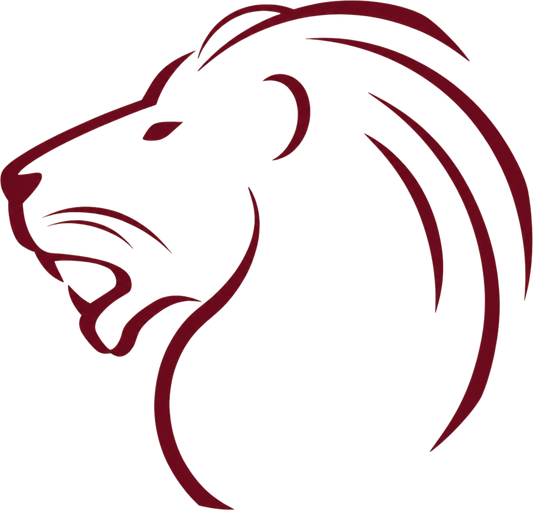 Biggersville Lions Maroon Outline