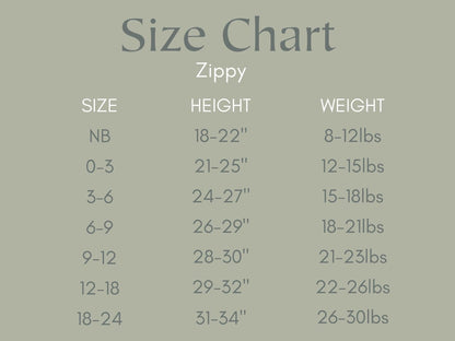 Boho Bats Bamboo Zippy Romper