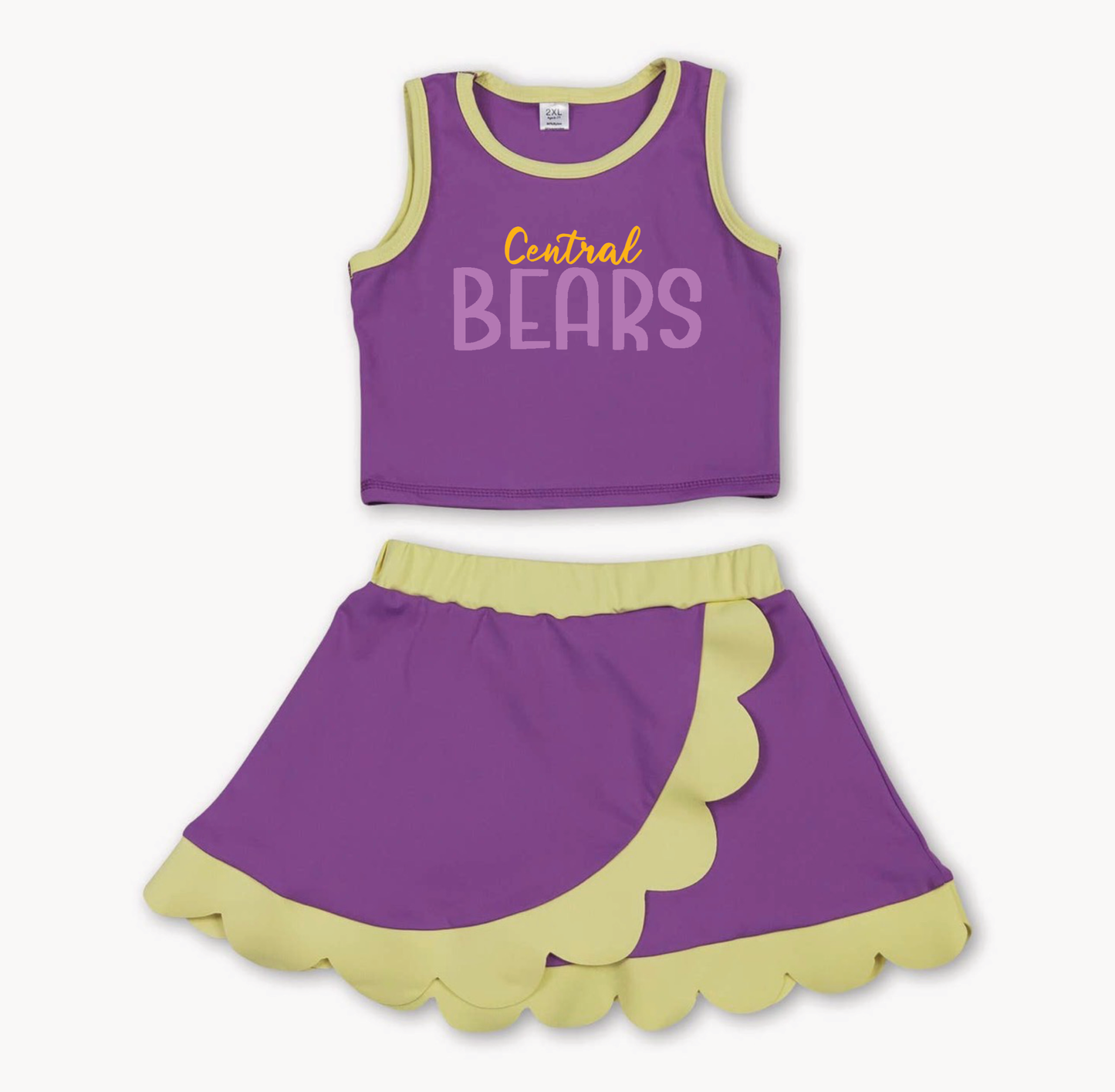 Scallop Girls Active Wear Set