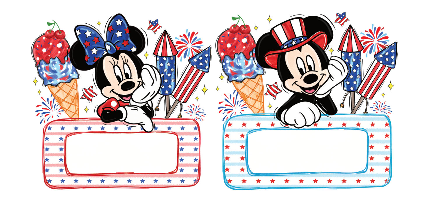 Patriotic Mickey/ Minnie