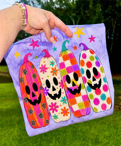 Colorblock Pumpkins