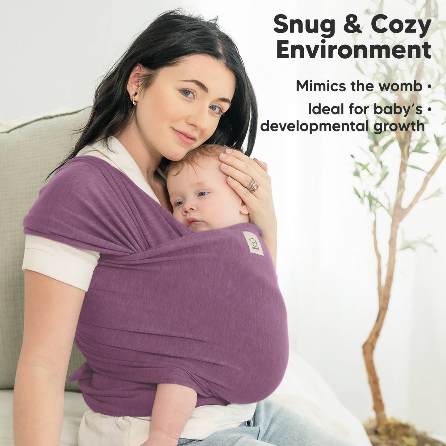 KeaBabies Original Baby Wrap Carrier