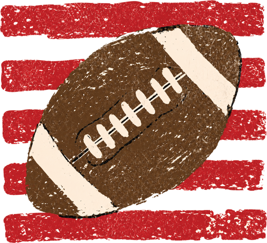 Red Stripe Football