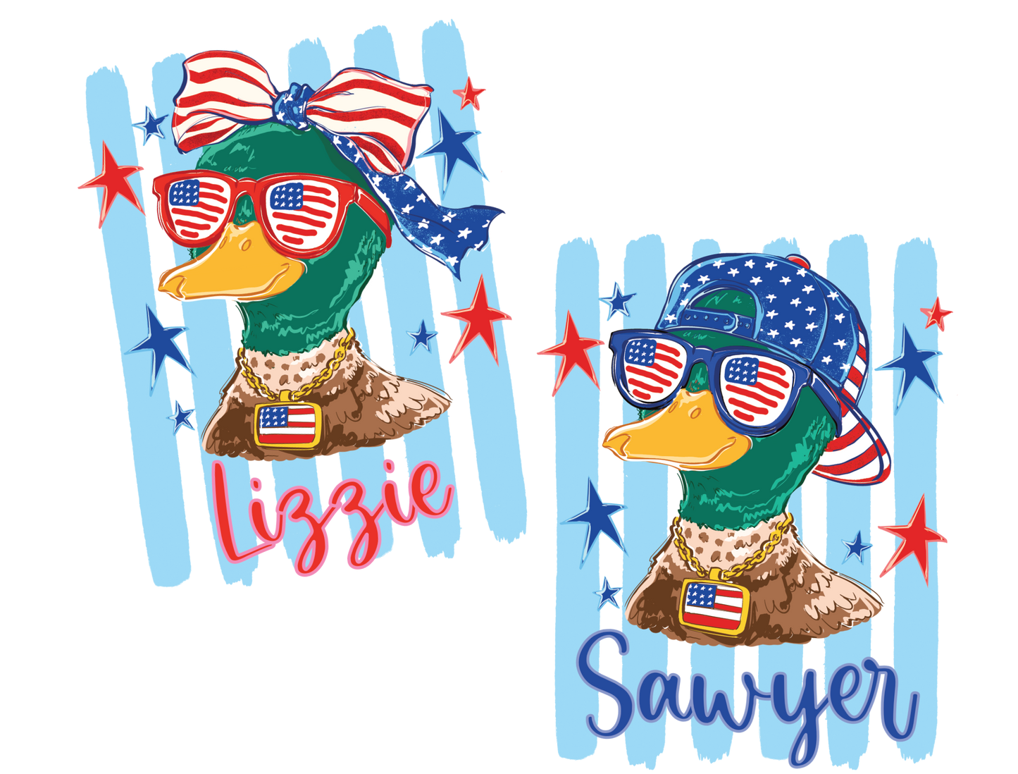 Patriotic Mallard