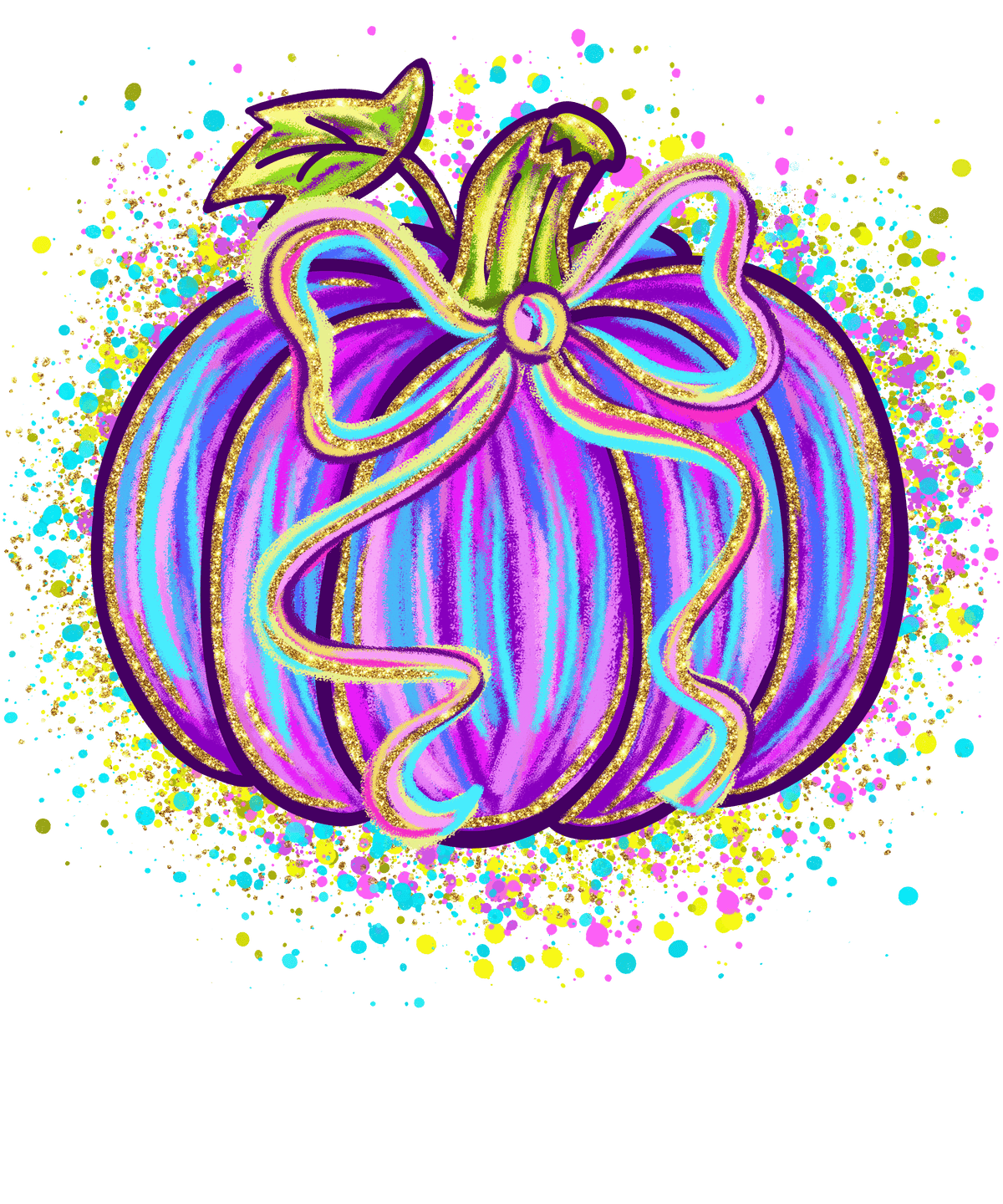 Preppy Pumpkin Splatter